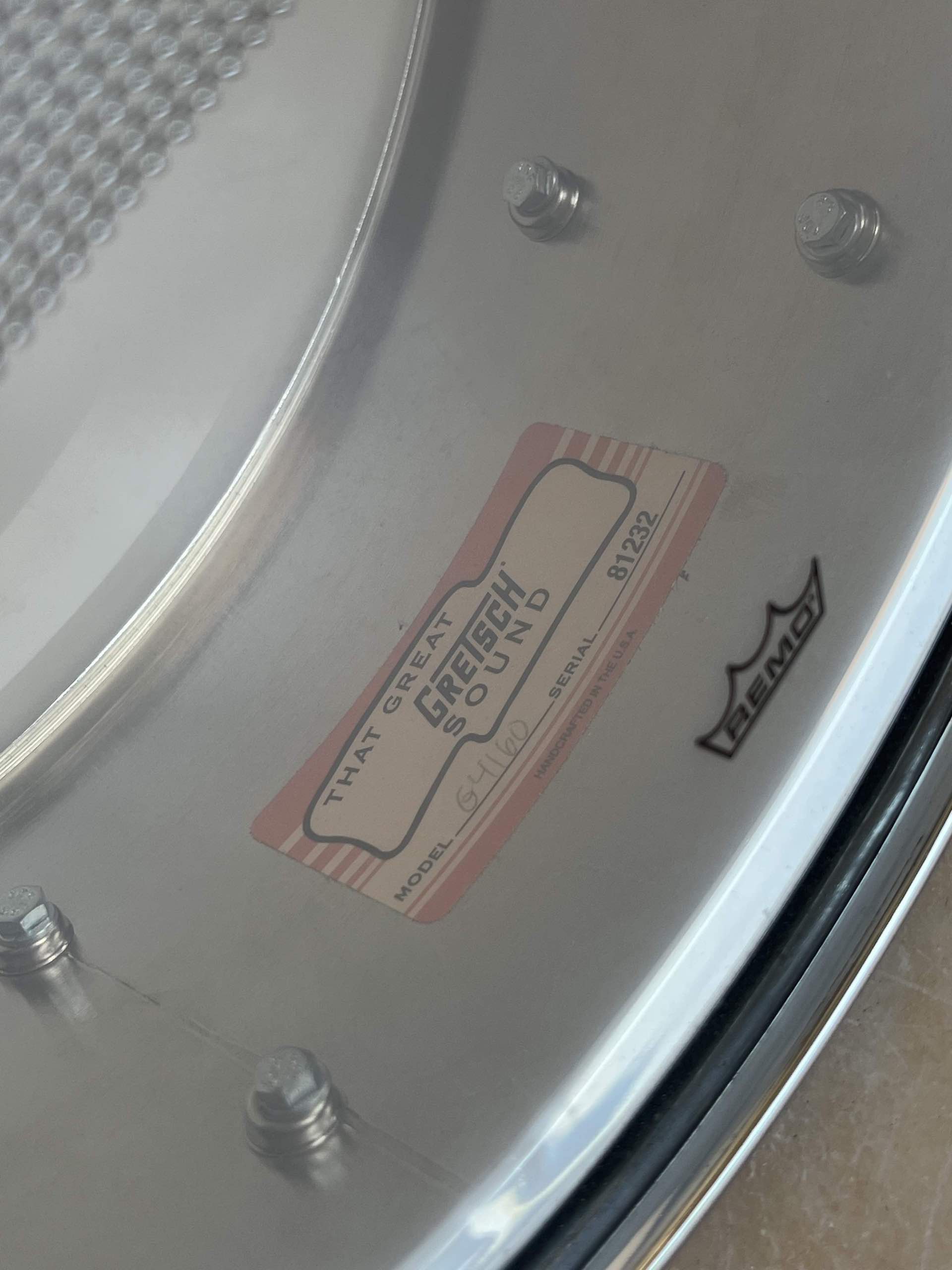 Gretsch Drums Usa Custom 14x05 Chrome over Brass - immagine 7
