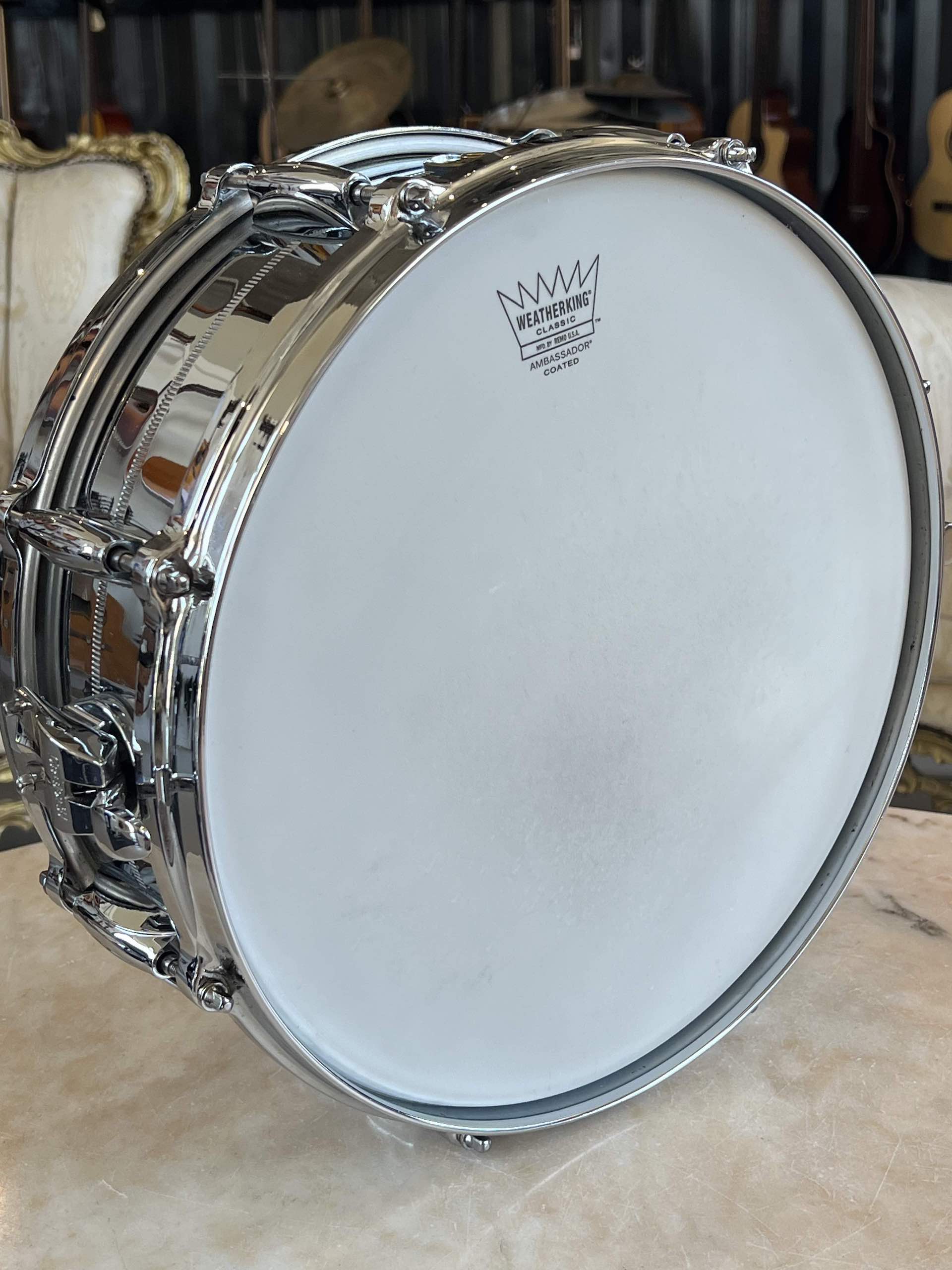 Gretsch Drums Usa Custom 14x05 Chrome over Brass - immagine 8