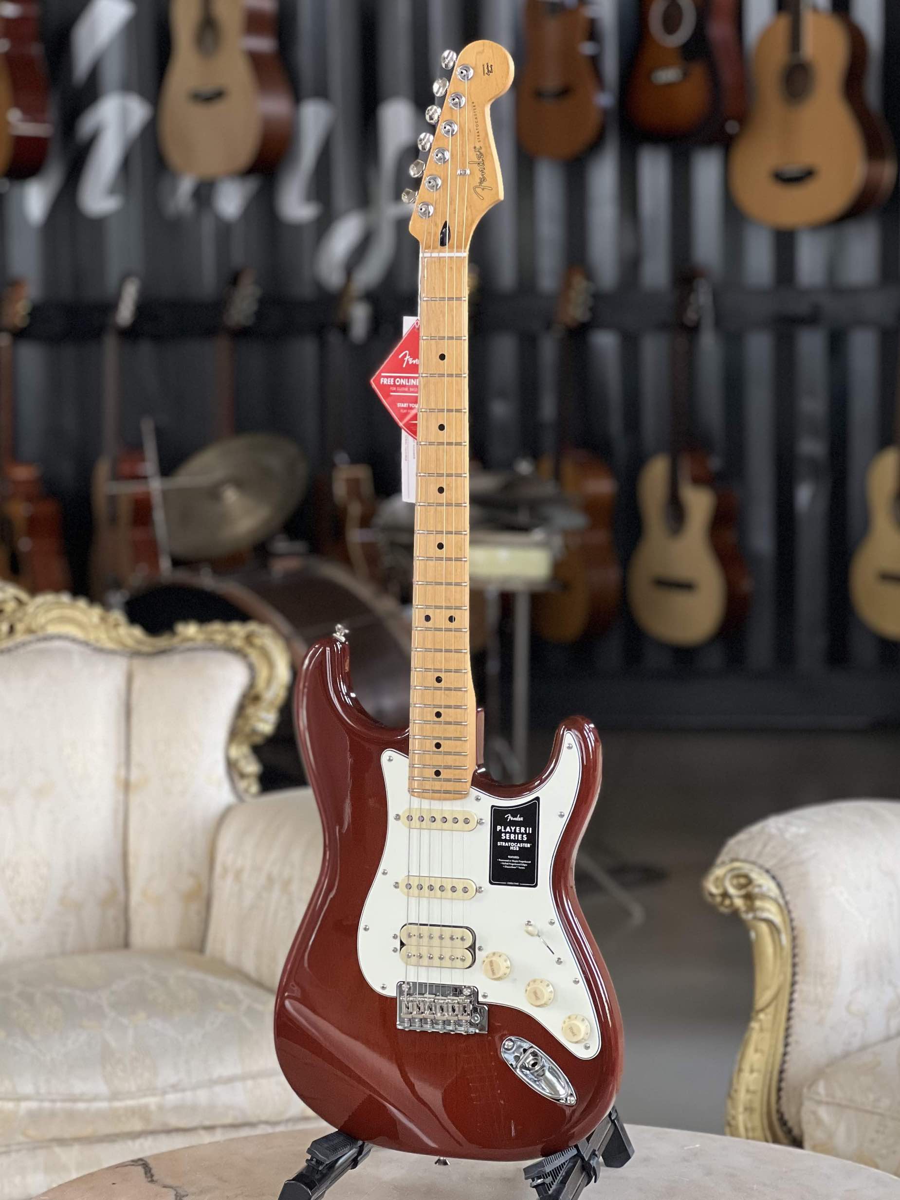 Fender Player II Strat HSS MN Transparent Mocha Burst