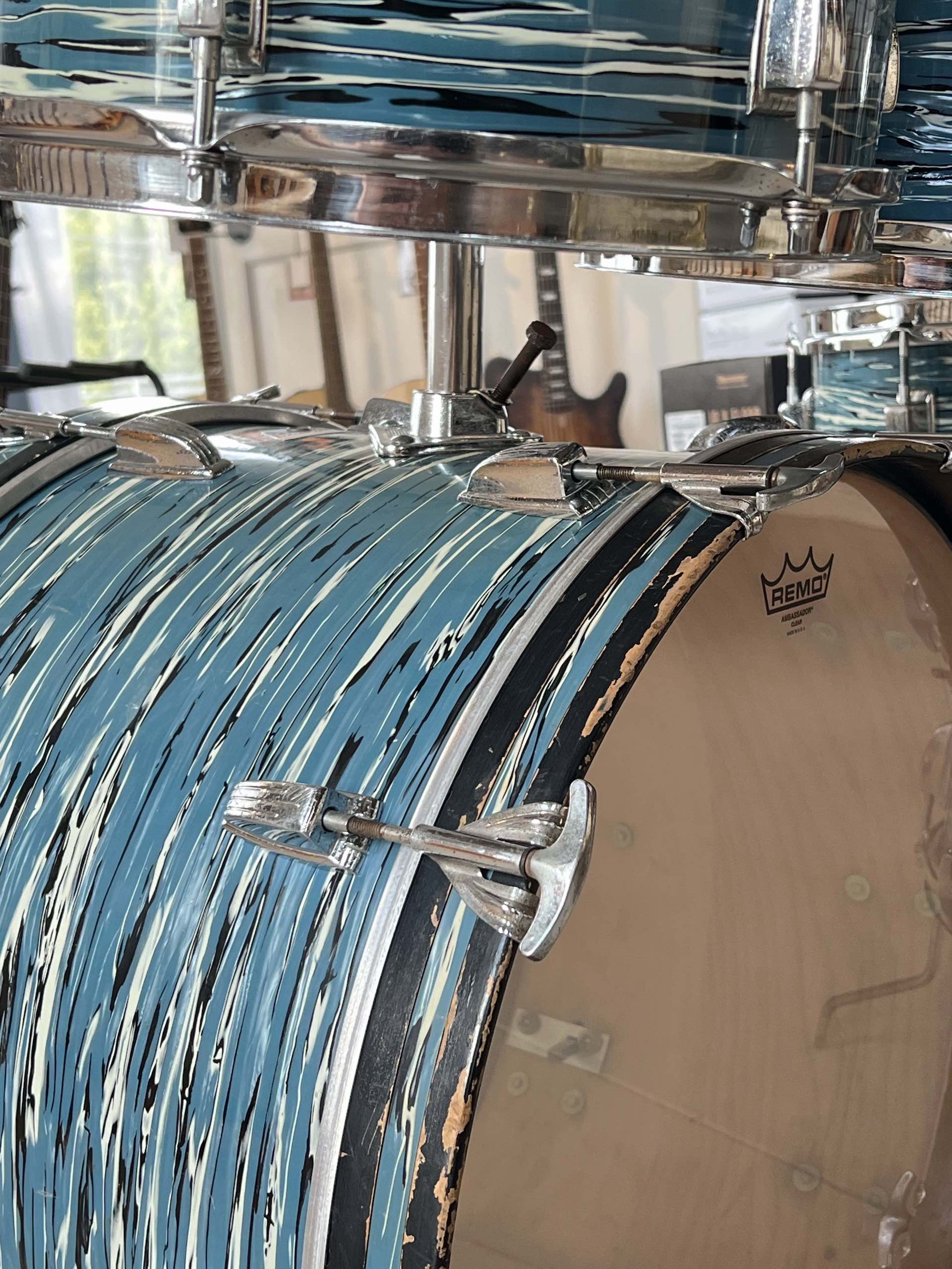 Ludwig "Bowling Ball" Blue Oyster 1970 - immagine 5