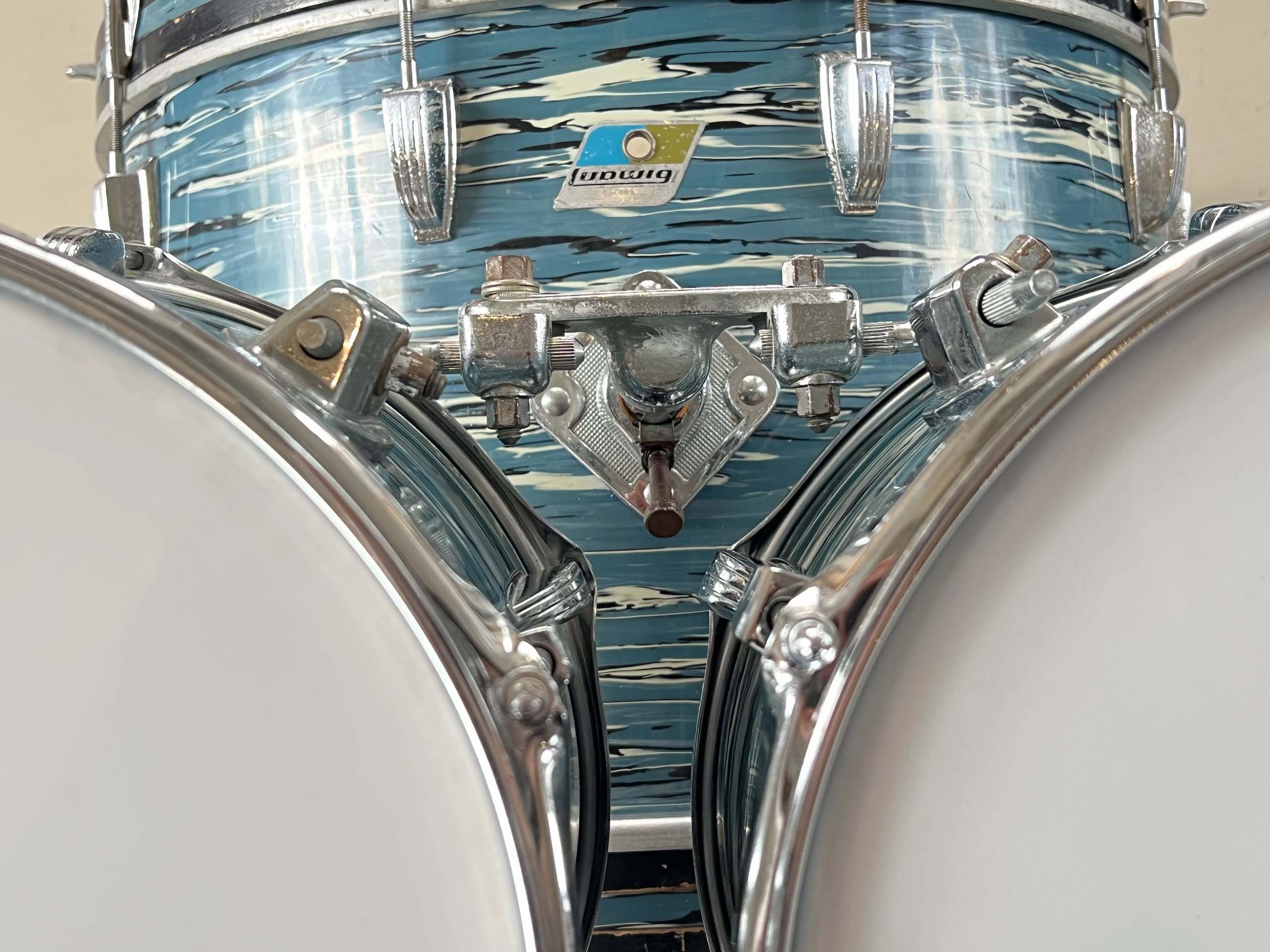 Ludwig "Bowling Ball" Blue Oyster 1970 - immagine 6
