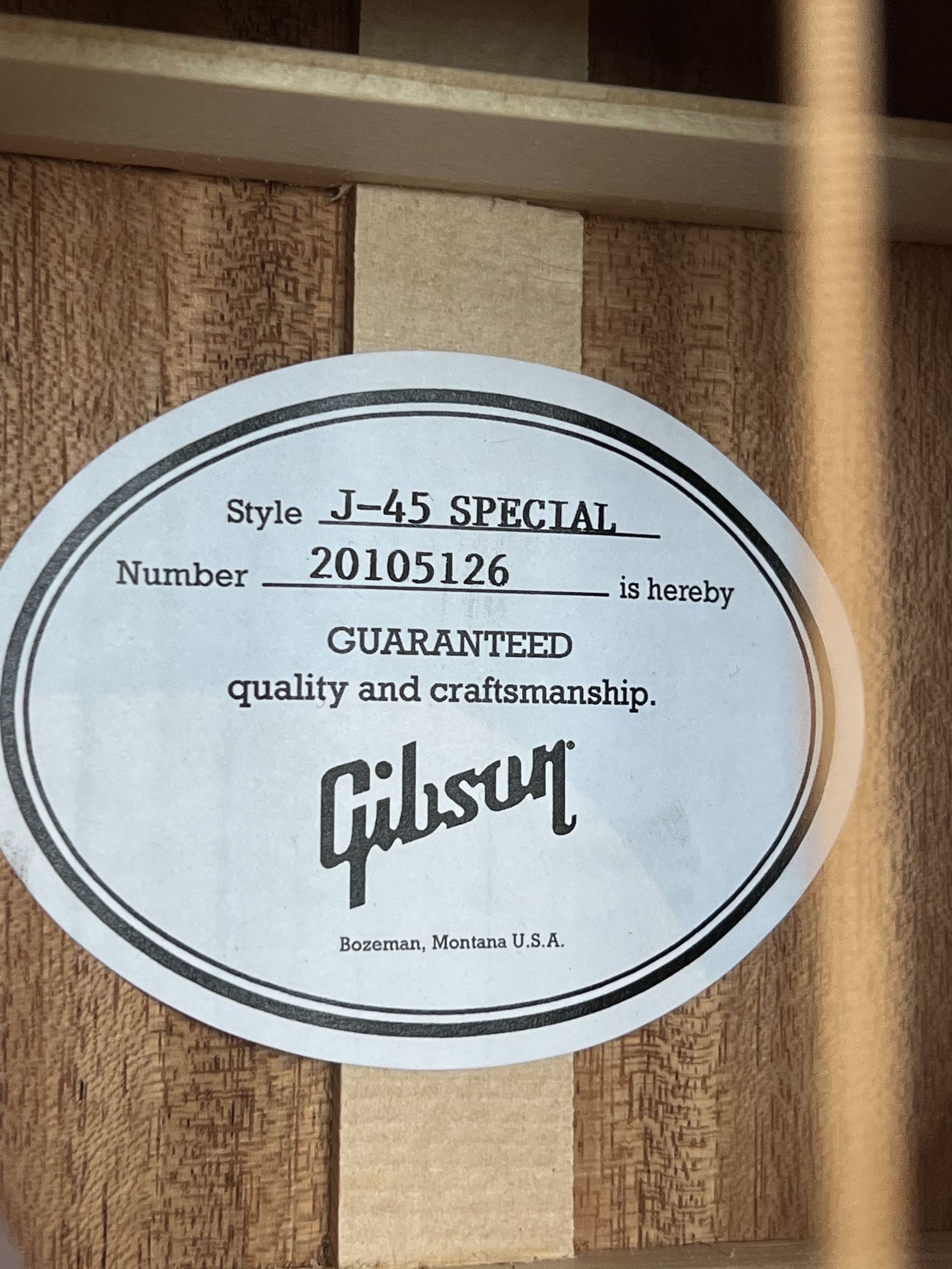 GIBSON J-45 SPECIAL - Satin Wine Red - 2025 - immagine 5