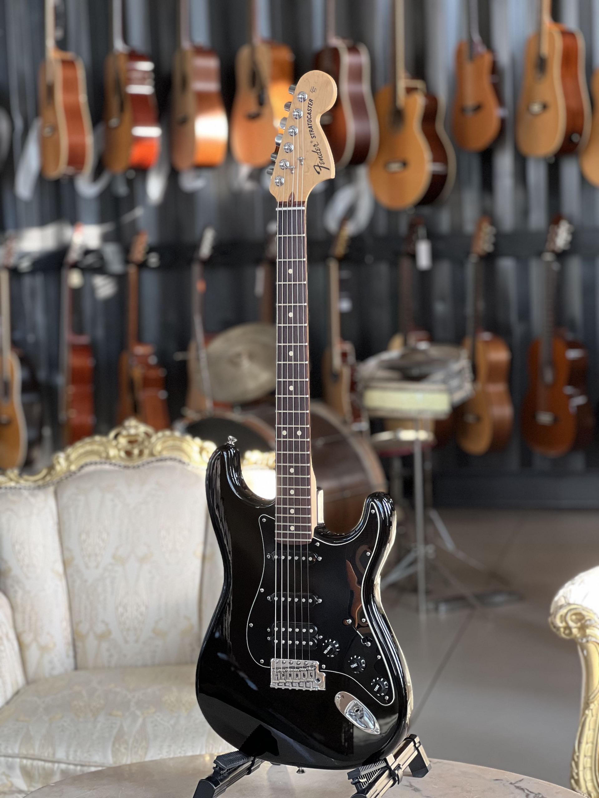 Fender American Special Stratocaster - HSS Atomic™ + Texas Special - Black - 2013