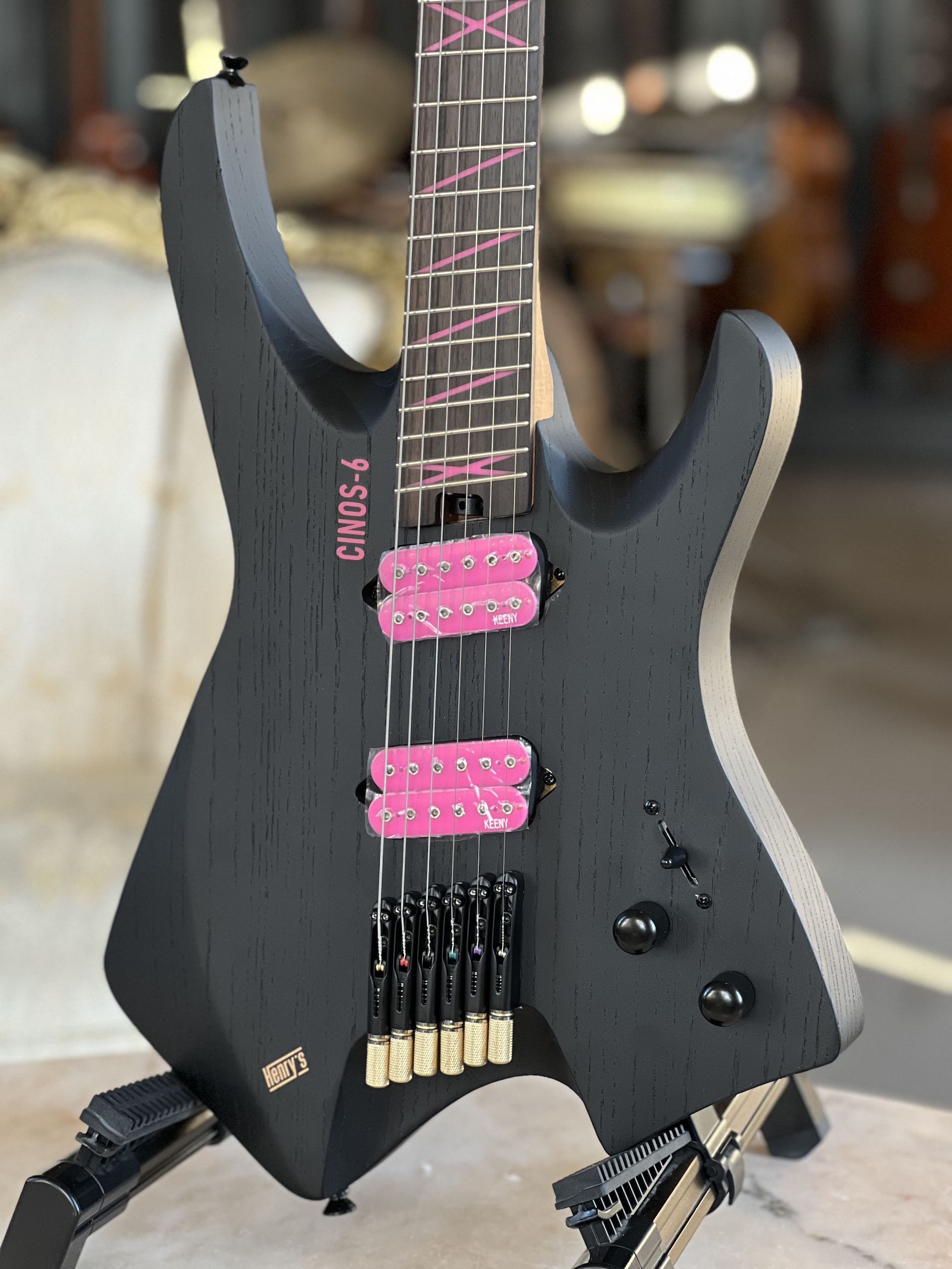 Henry's Cinos HG6-E EVIL - Black - Headless - immagine 2