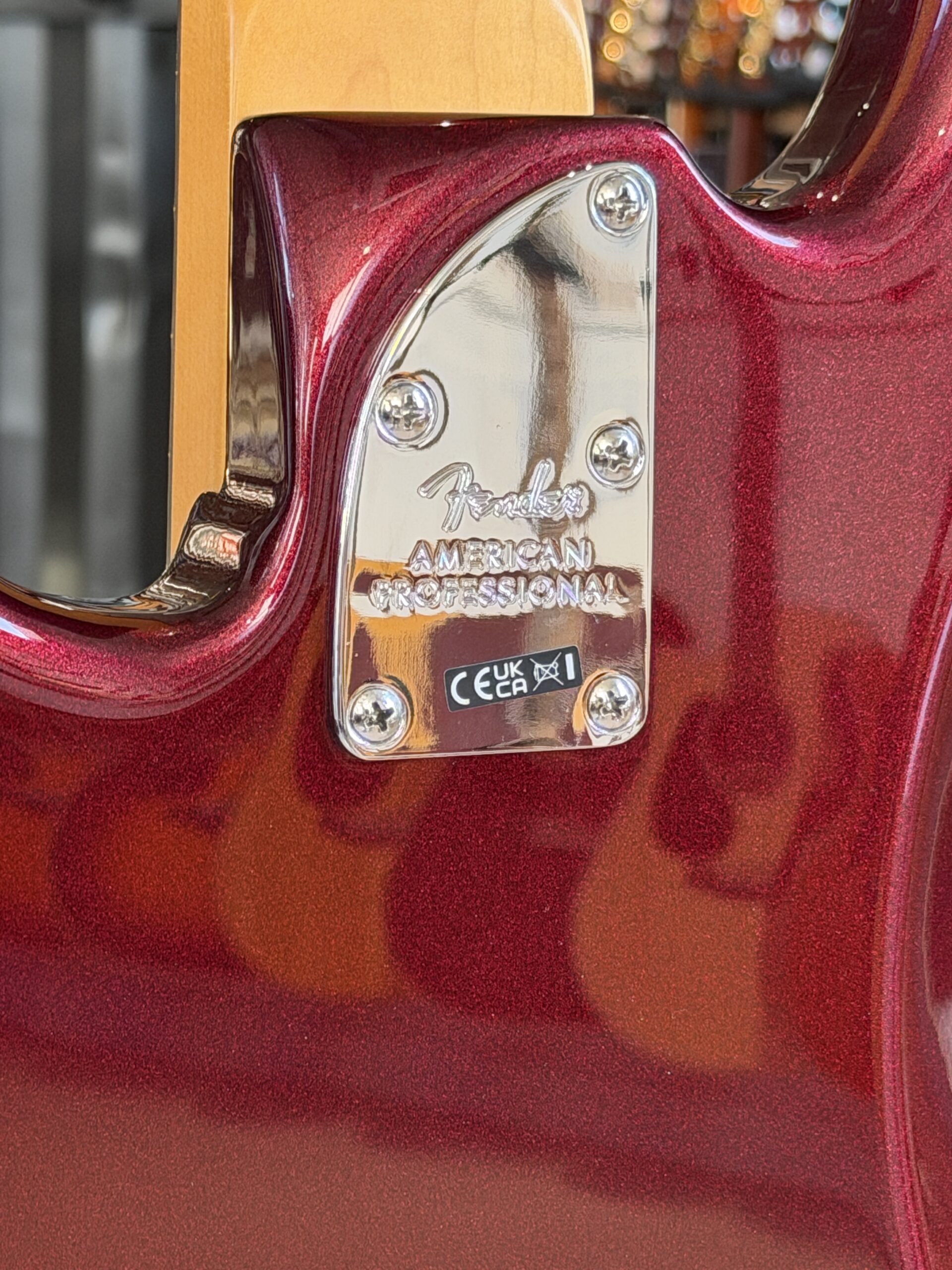 Fender American Professional Precision Bass Rosewood Fingerboard Oxblood - immagine 6