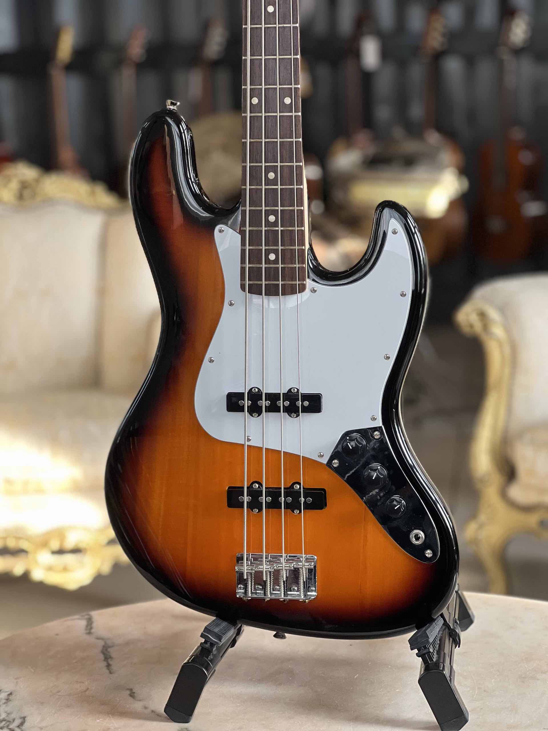 Squier Jazz Affinity - Brown Sunburst - Made in Indonesia 2012 - immagine 2