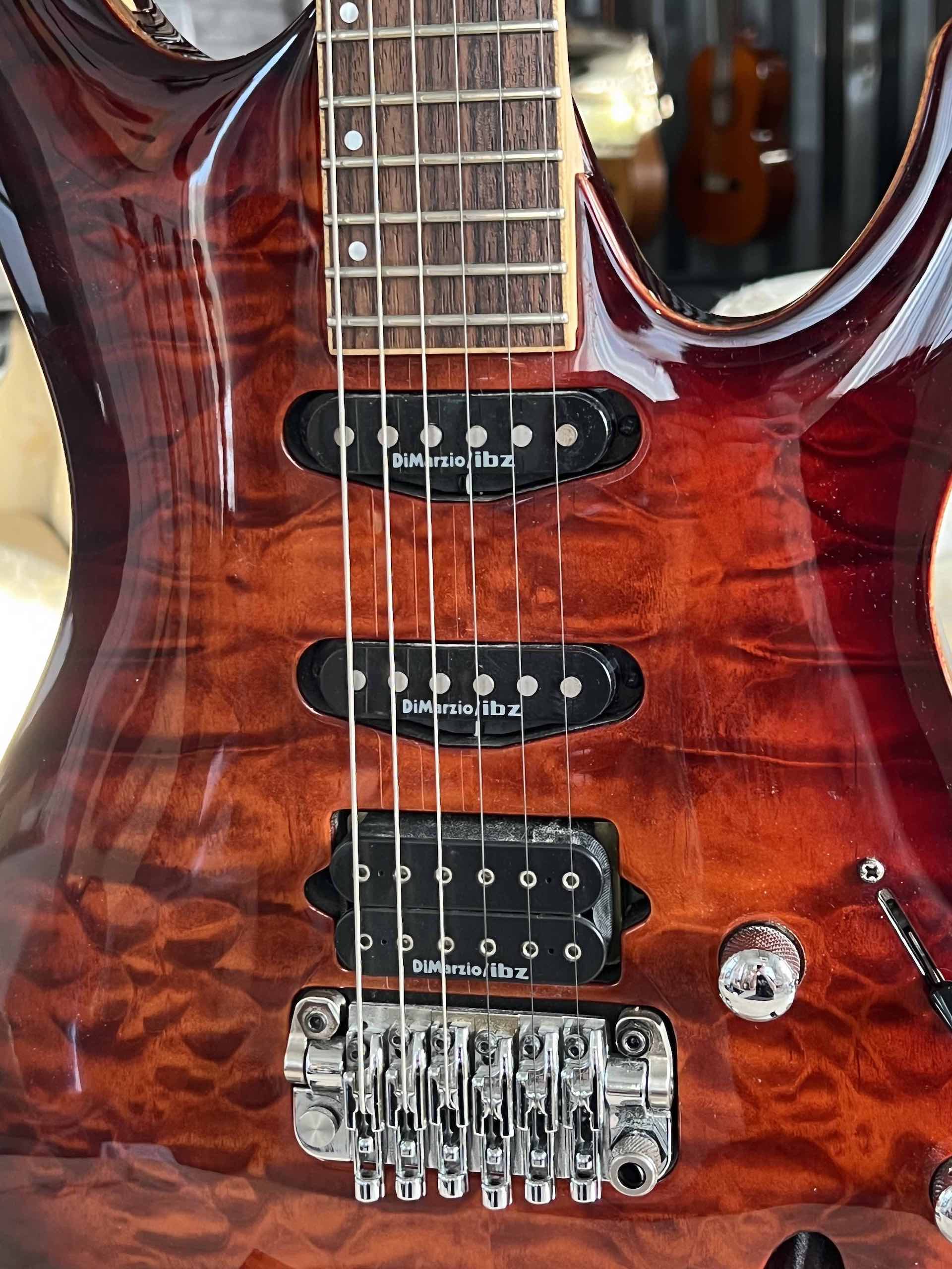 Ibanez SA960QM-BTB Premium - Brown Topaz Burst - 2014 - immagine 3