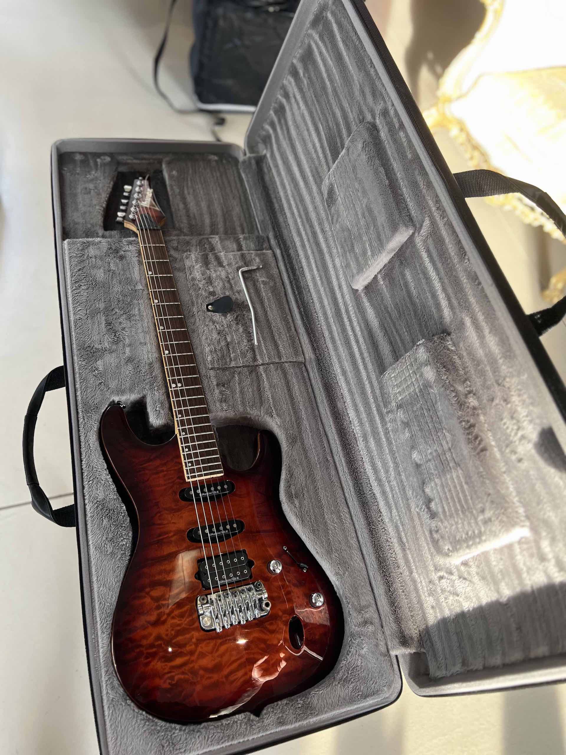Ibanez SA960QM-BTB Premium - Brown Topaz Burst - 2014 - immagine 10