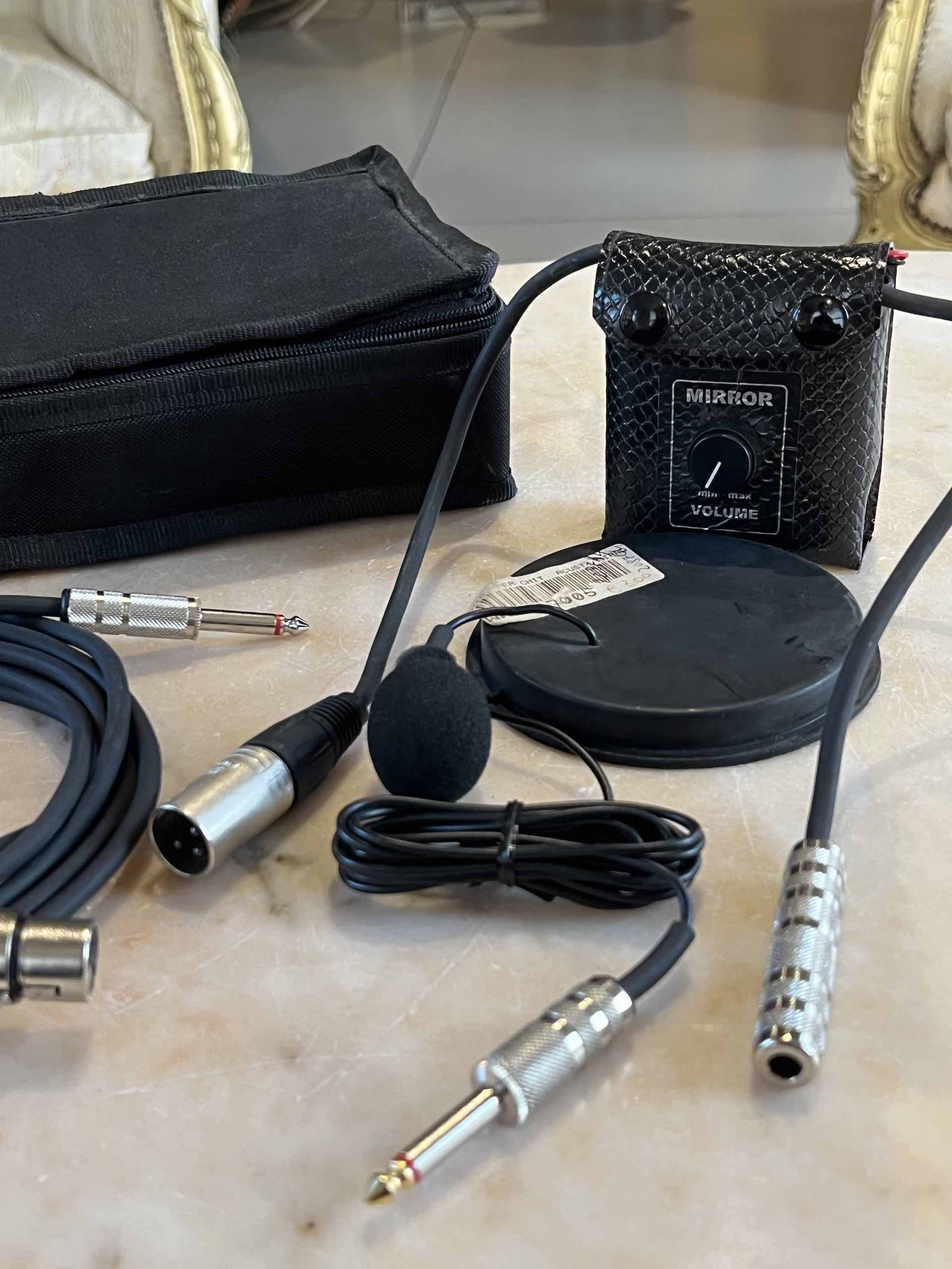 MIRROR Corradini Acoustic Guitar Condenser Microphone System + Preamp & Feedback Buster – Made in Italy