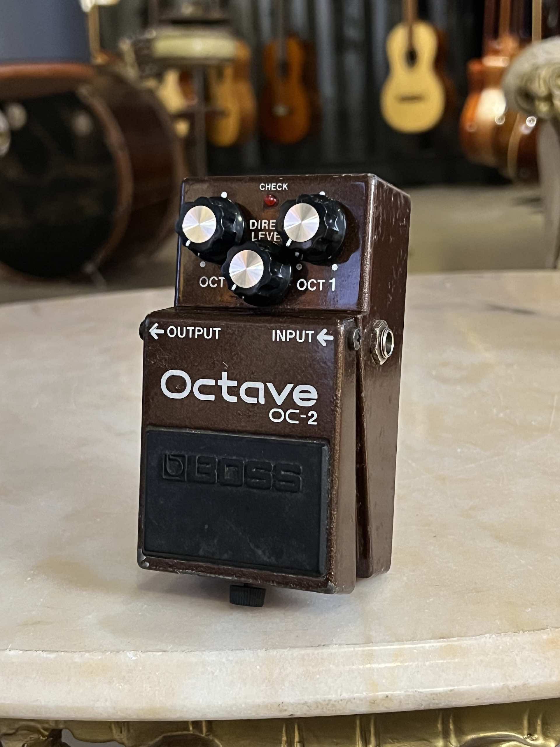Boss OC-2 Octave – January 1990 – Made in Taiwan – Black Label – ACA