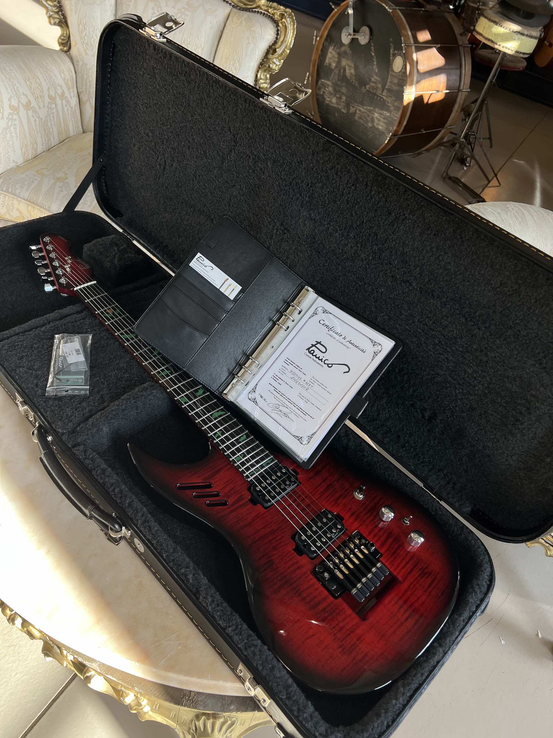 Panico Guitars M Series M569T - Translucent Red Black Burst - immagine 10