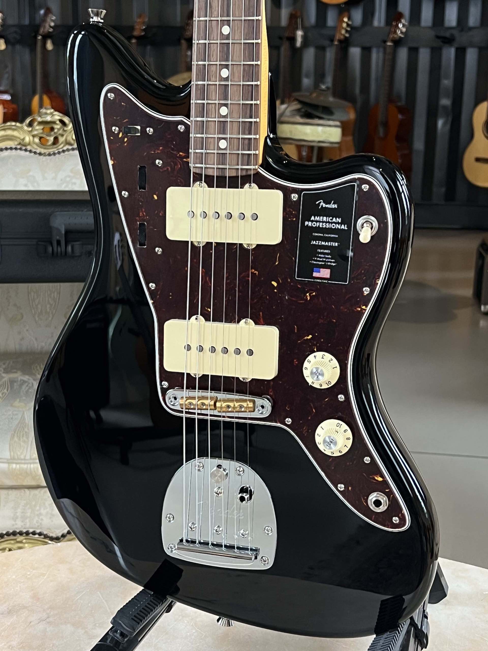 FENDER American Professional Jazzmaster RW Black - immagine 2