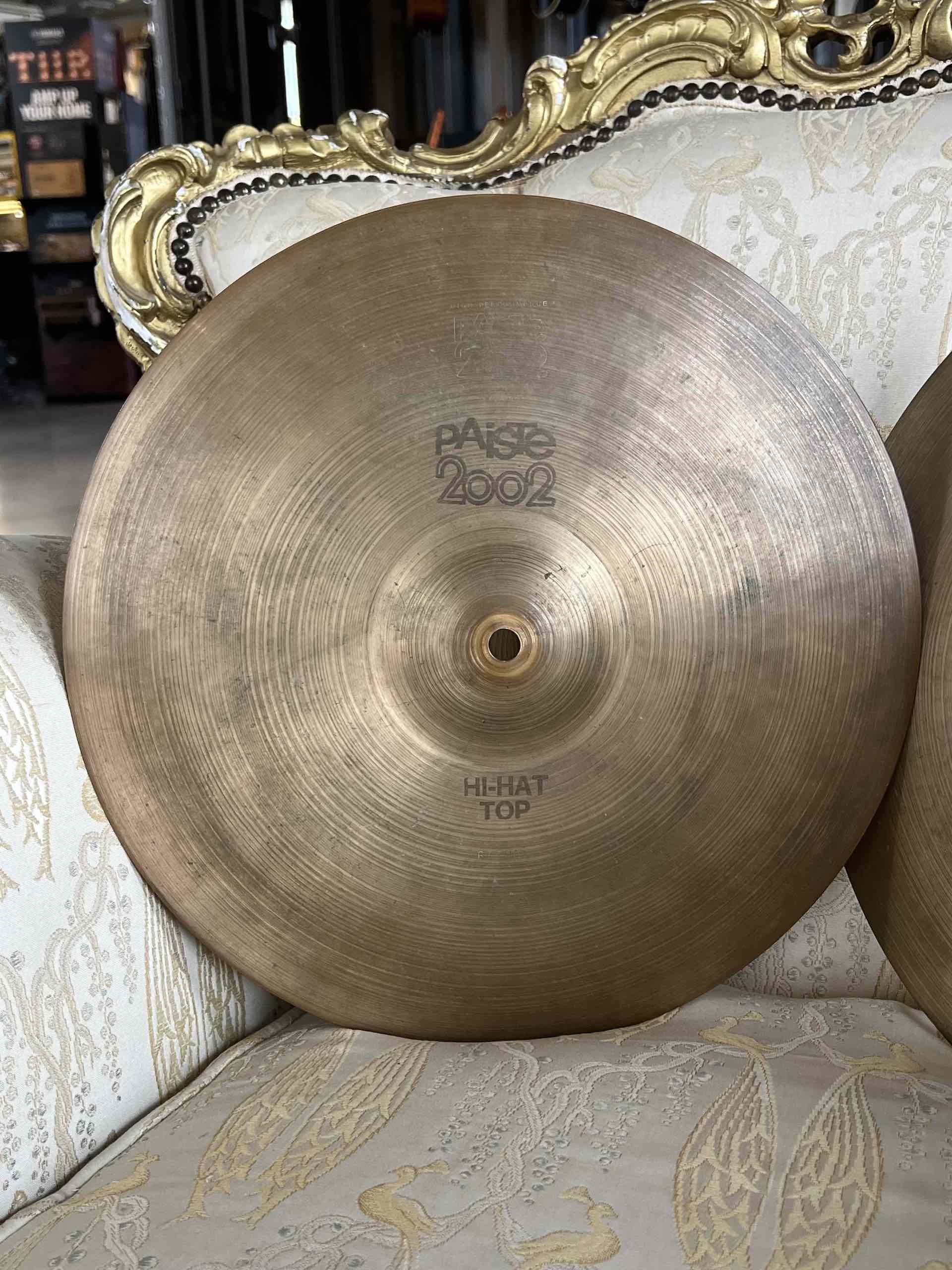 Paiste 2002 14" Hi-Hat – Black Label – 1976 - immagine 2