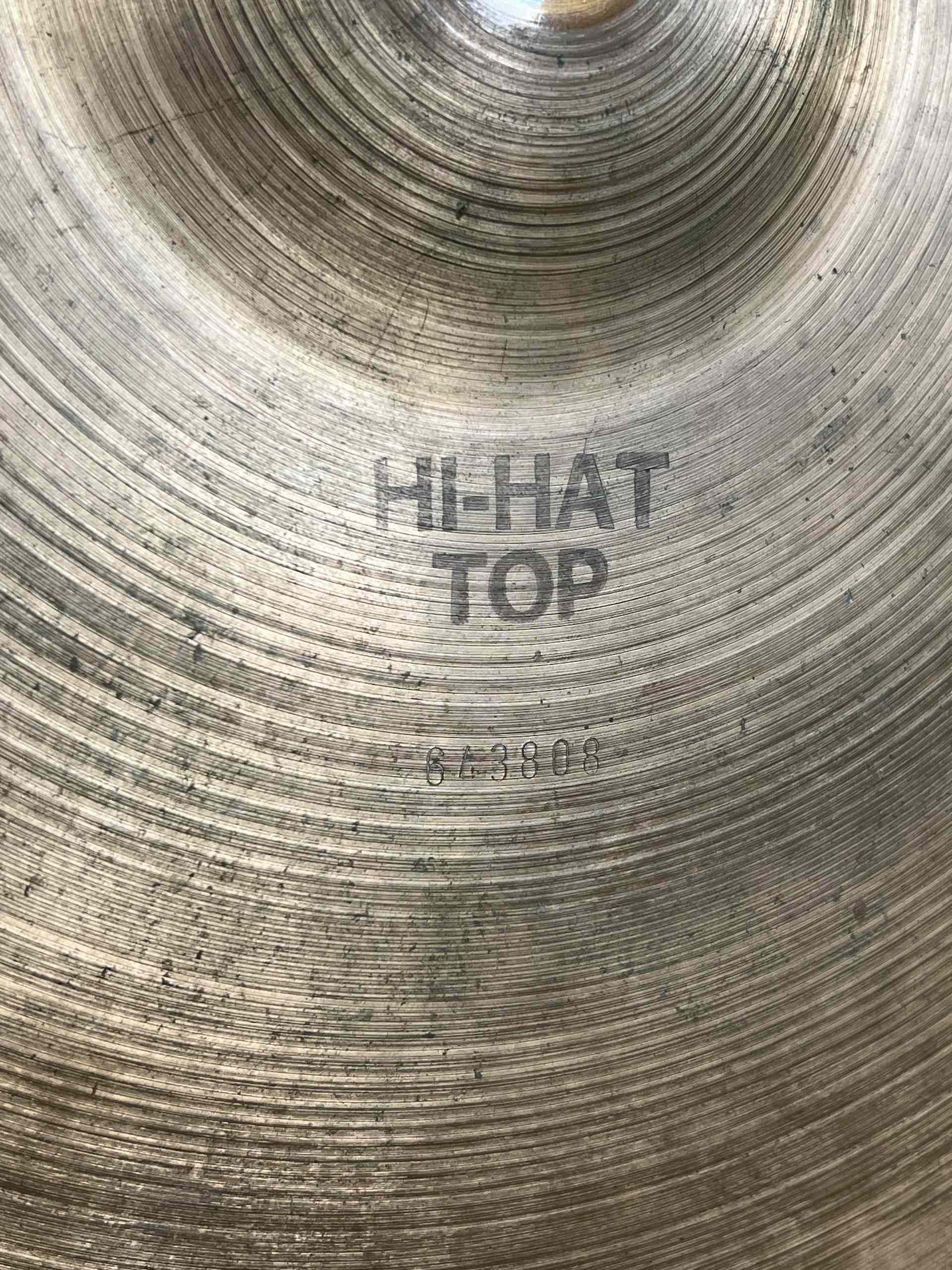 Paiste 2002 14" Hi-Hat – Black Label – 1976 - immagine 4