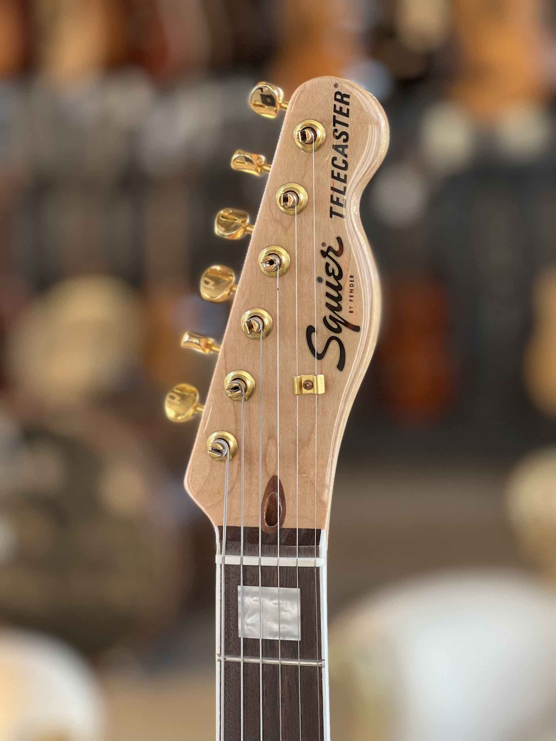 FENDER Squier 40th Telecaster LRL Gold Edition Sherwood Green Metallic - immagine 4