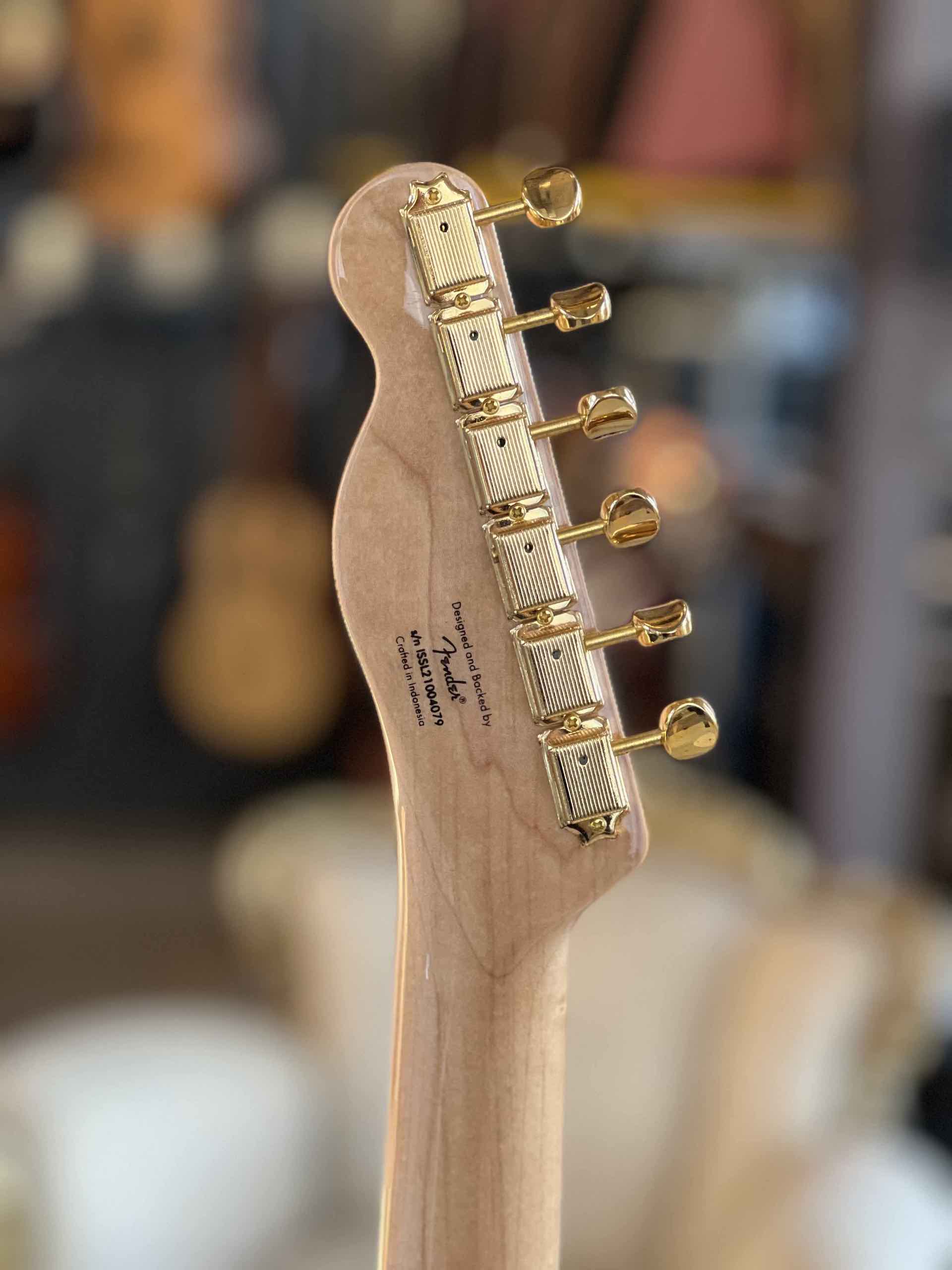 FENDER Squier 40th Telecaster LRL Gold Edition Sherwood Green Metallic - immagine 5